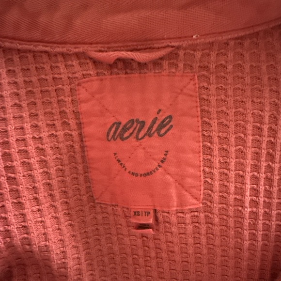 Aerie Dusty Pink Waffle Knit Top - Picture 4 of 4